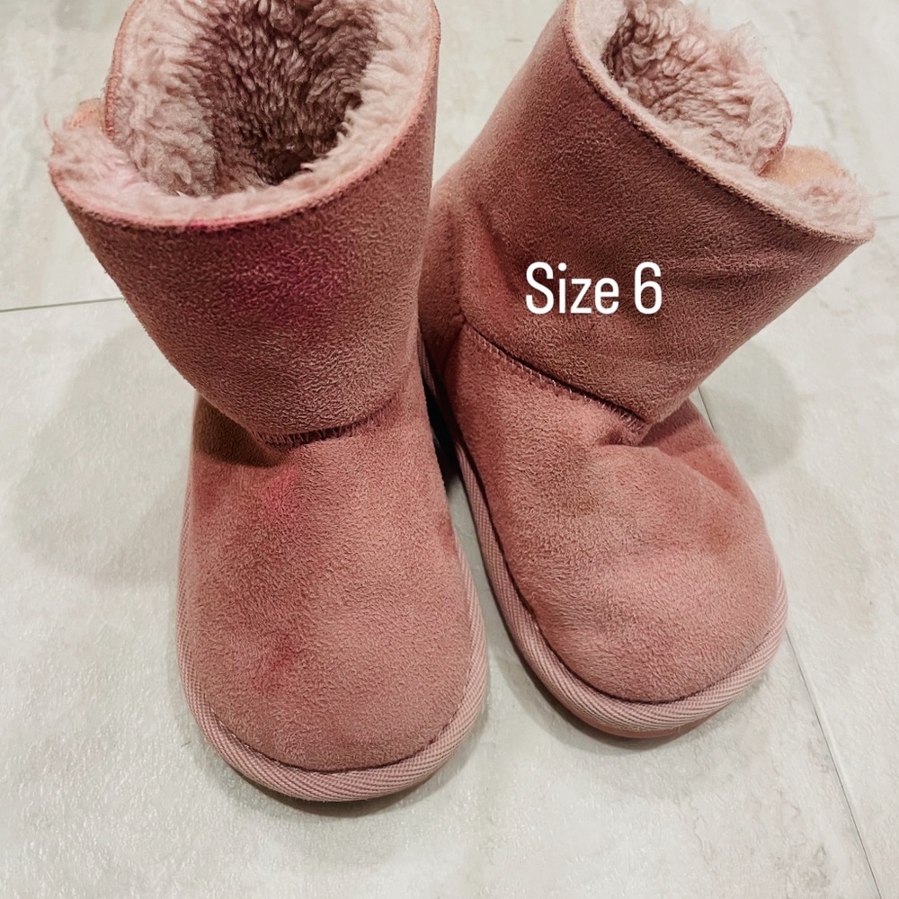 Joe Fresh Pink Kids Boots